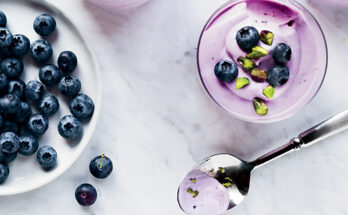blueberry mousse